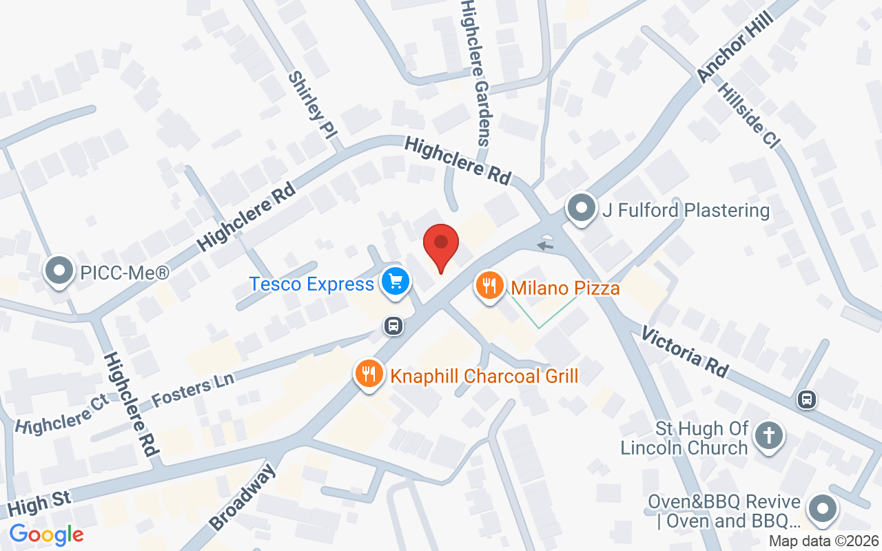 Map showing the location of Gina Ballerini Hair and Beauty