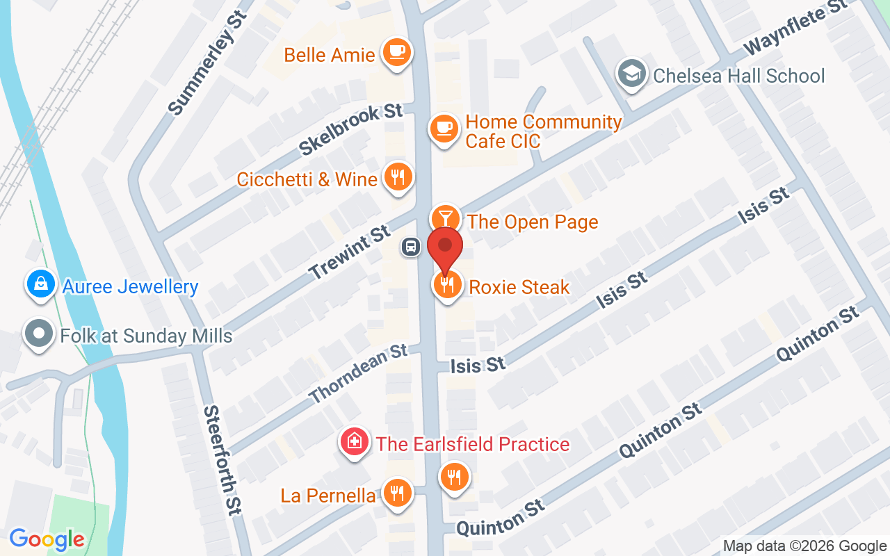 Map showing the location of Cognito Hair