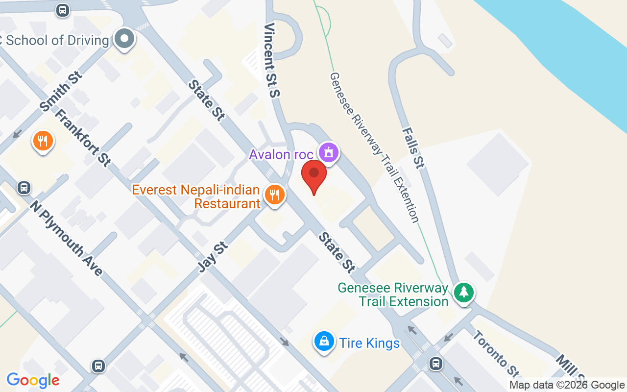 Map showing the location of Hair Etc by Vee