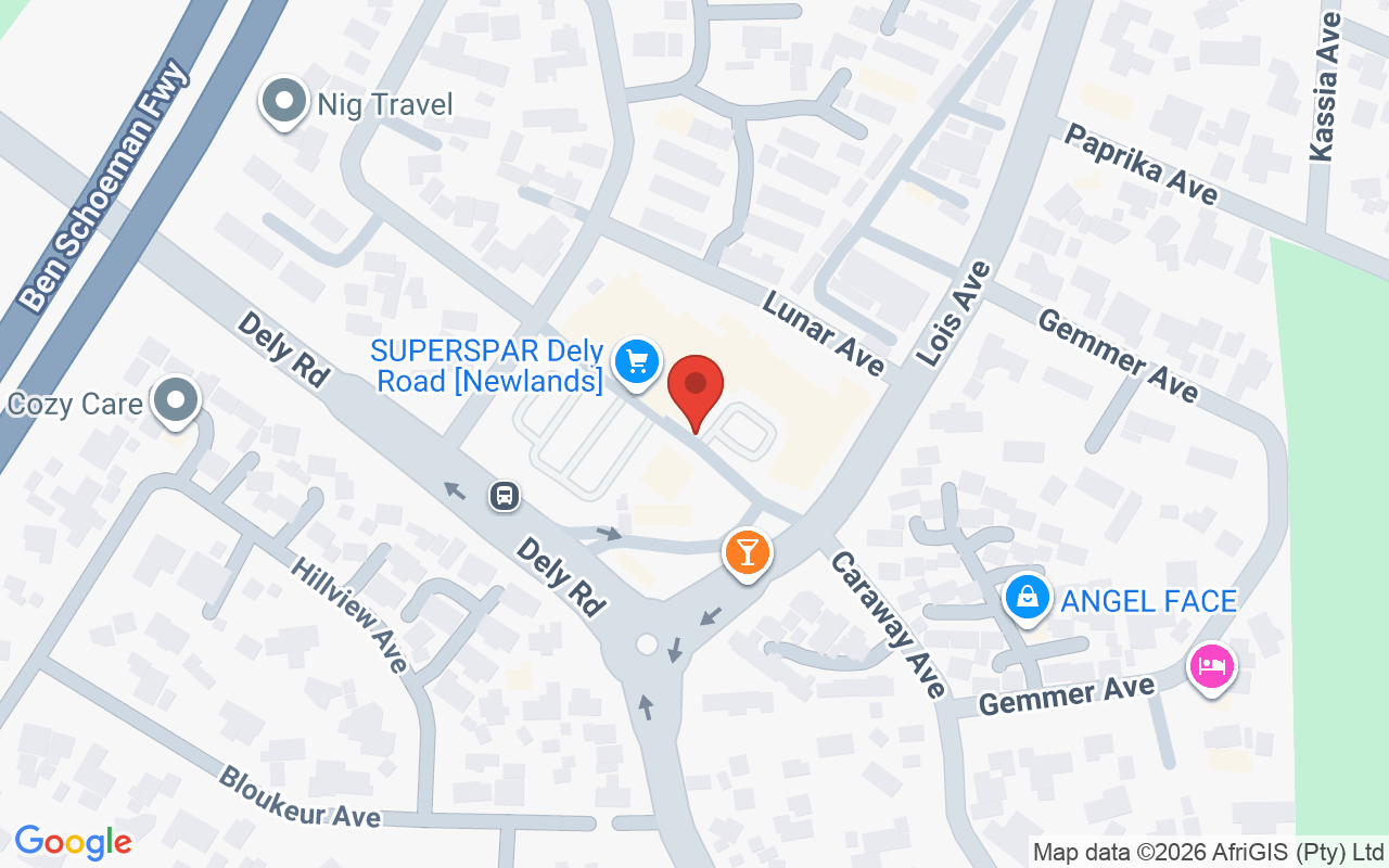 Map showing the location of Hair Extension Experts