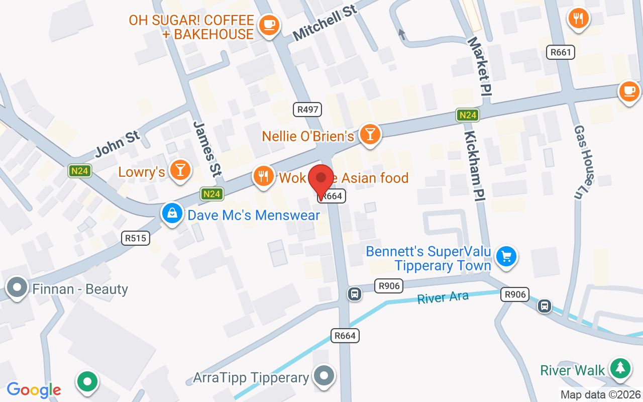 Map showing the location of Hair FX