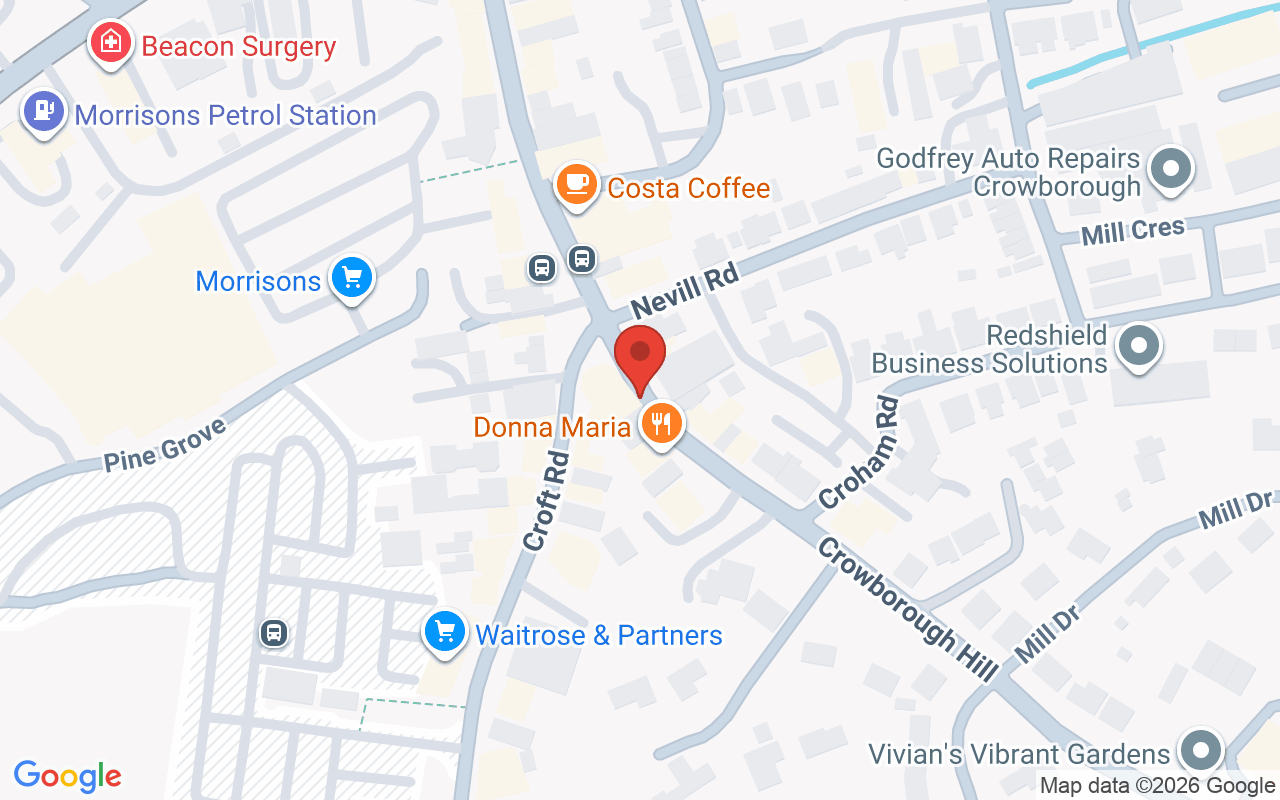 Map showing the location of Hair Gallery & Gallery Day Spa