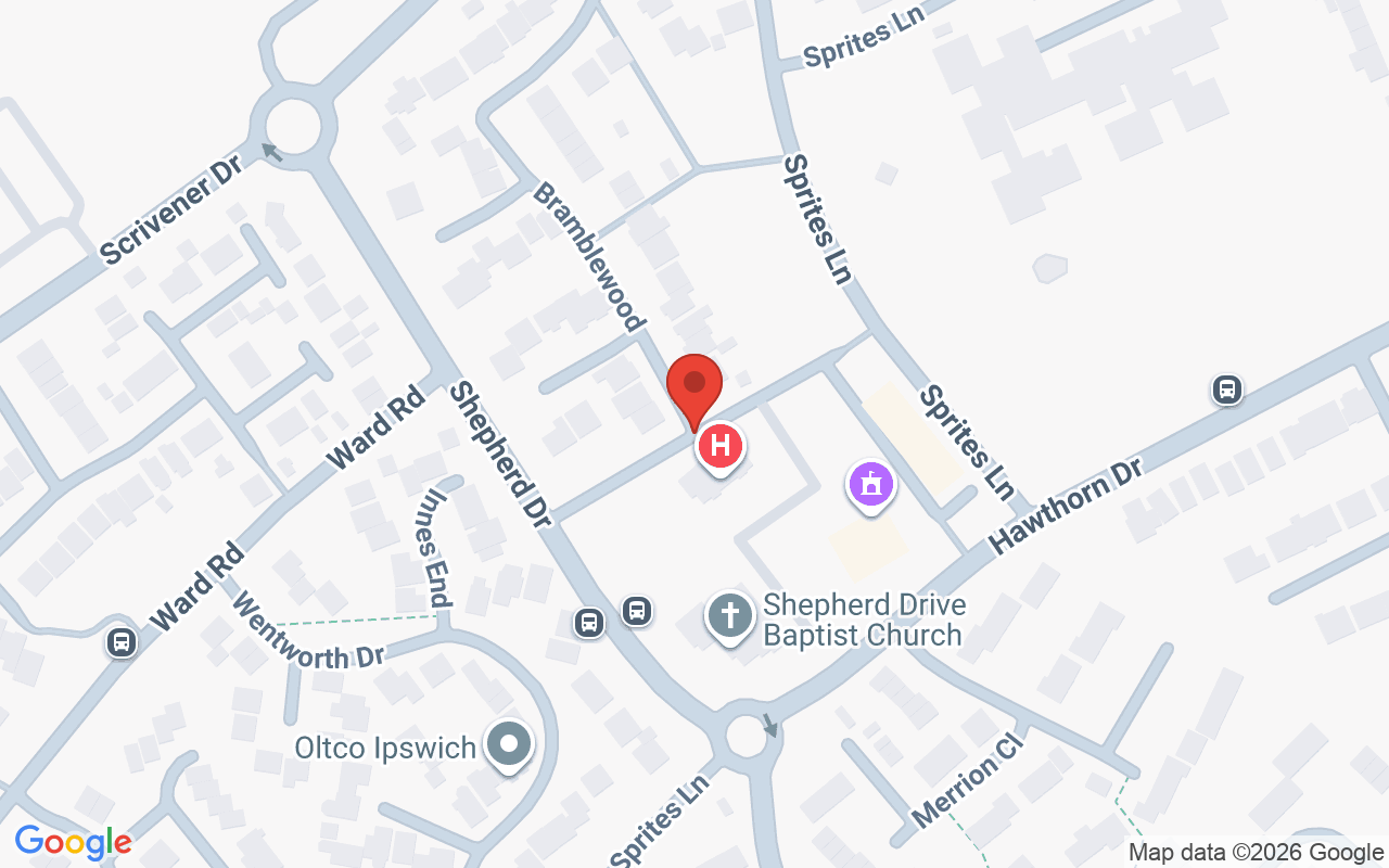 Map showing the location of Hair Ministry Hair & Beauty Salon, Pinewood