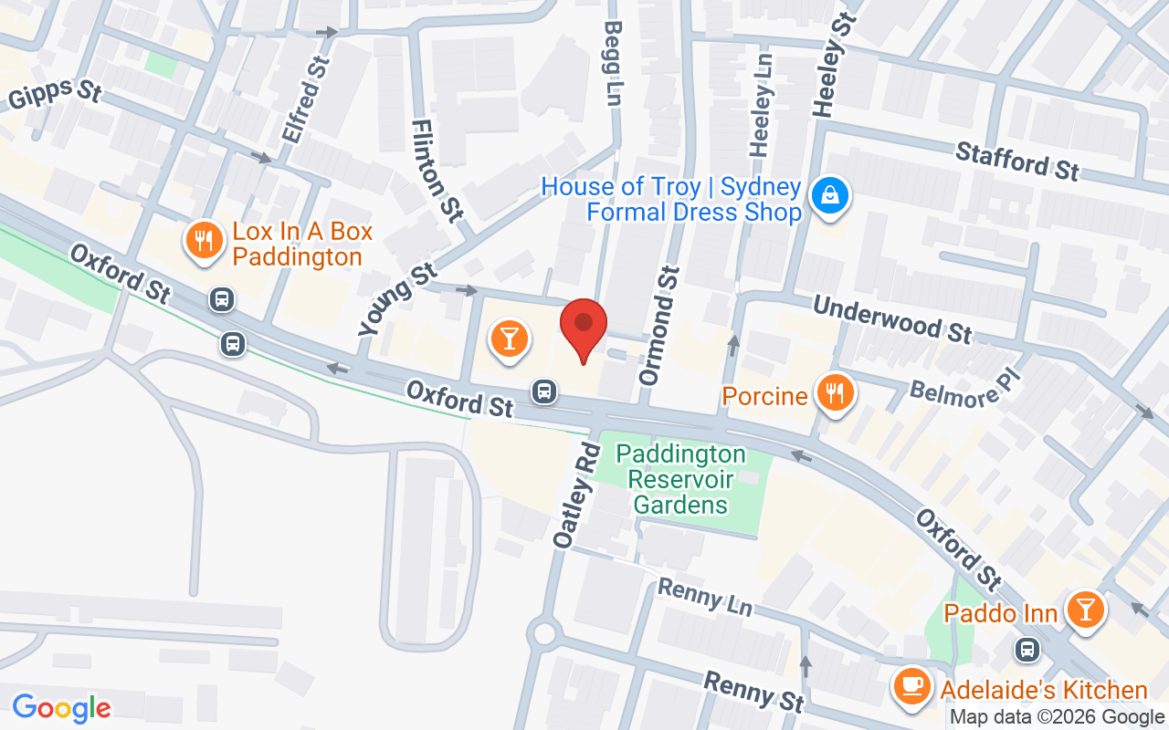 Map showing the location of Headcase Hair Pty Ltd