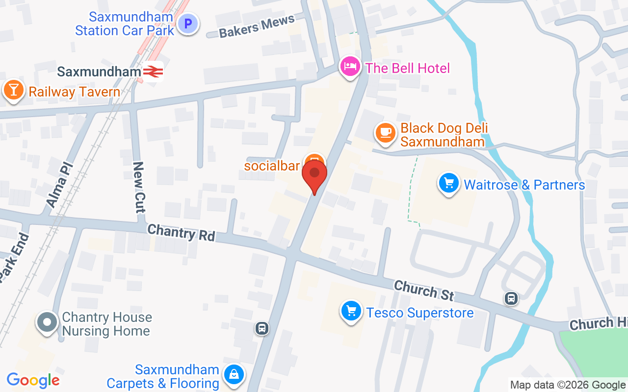 Map showing the location of Heavenly Hair & Amaya Spa Treatments