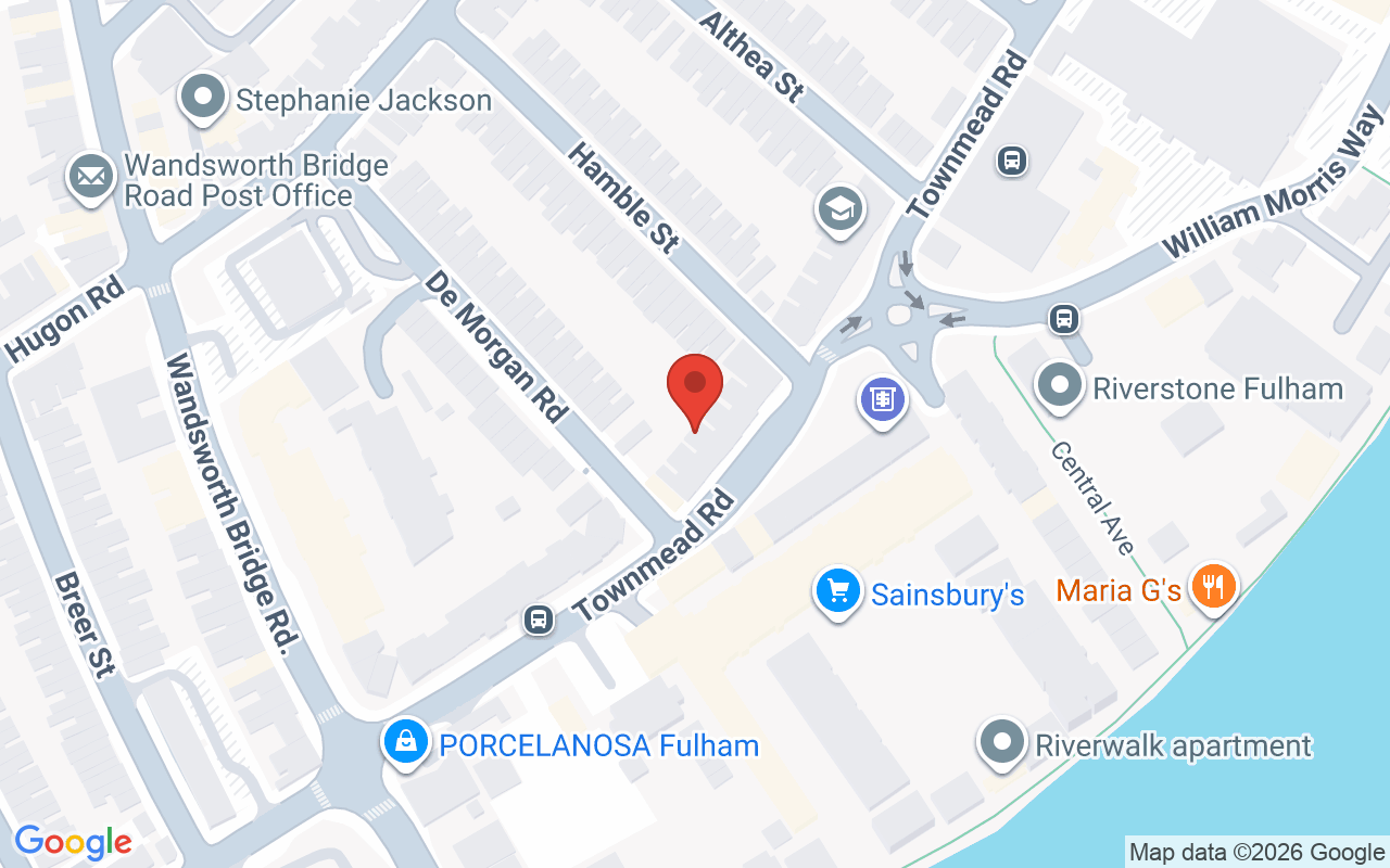 Map showing the location of Hectik Hair Chelsea