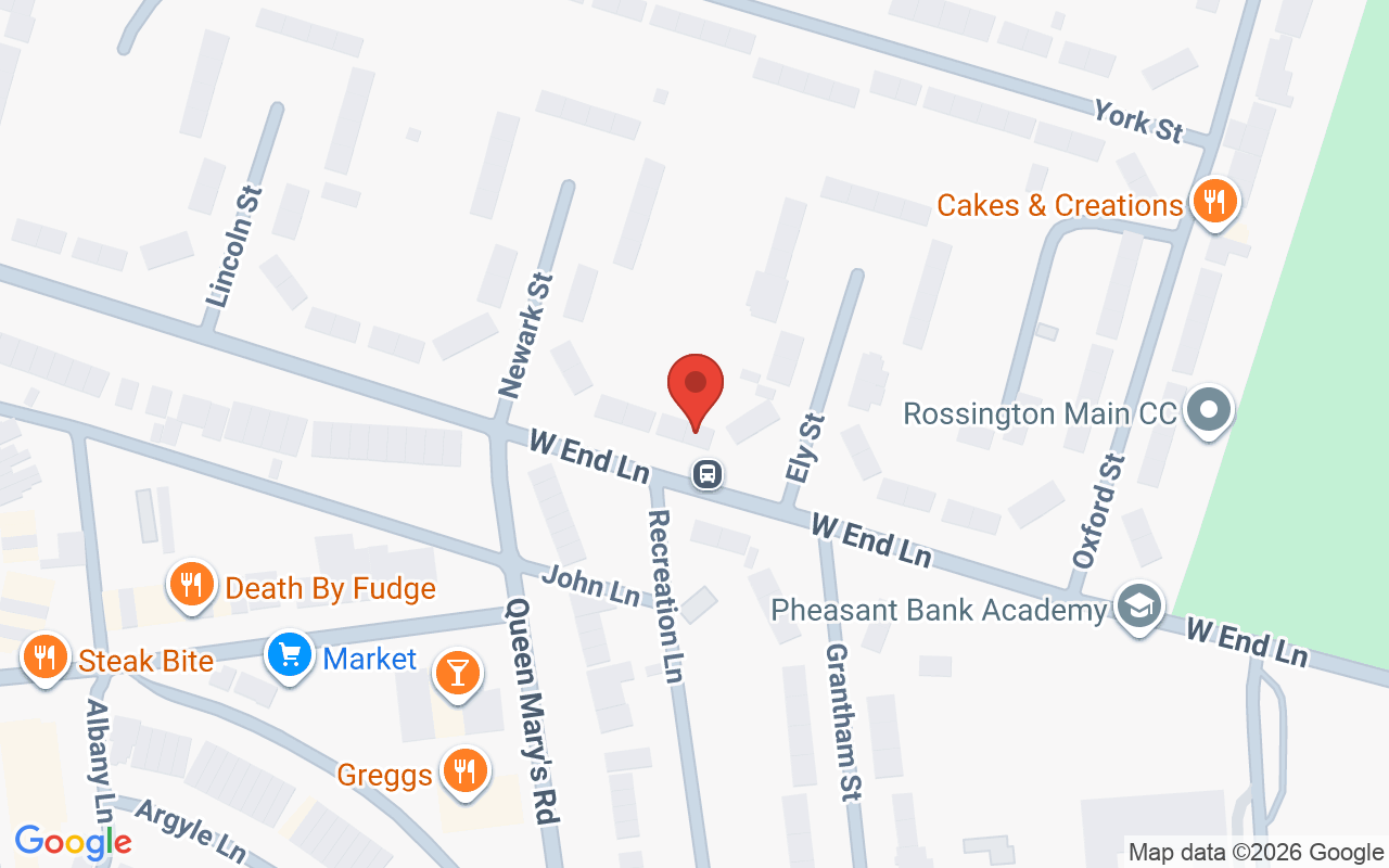 Map showing the location of High Voltage New Rossington Doncaster