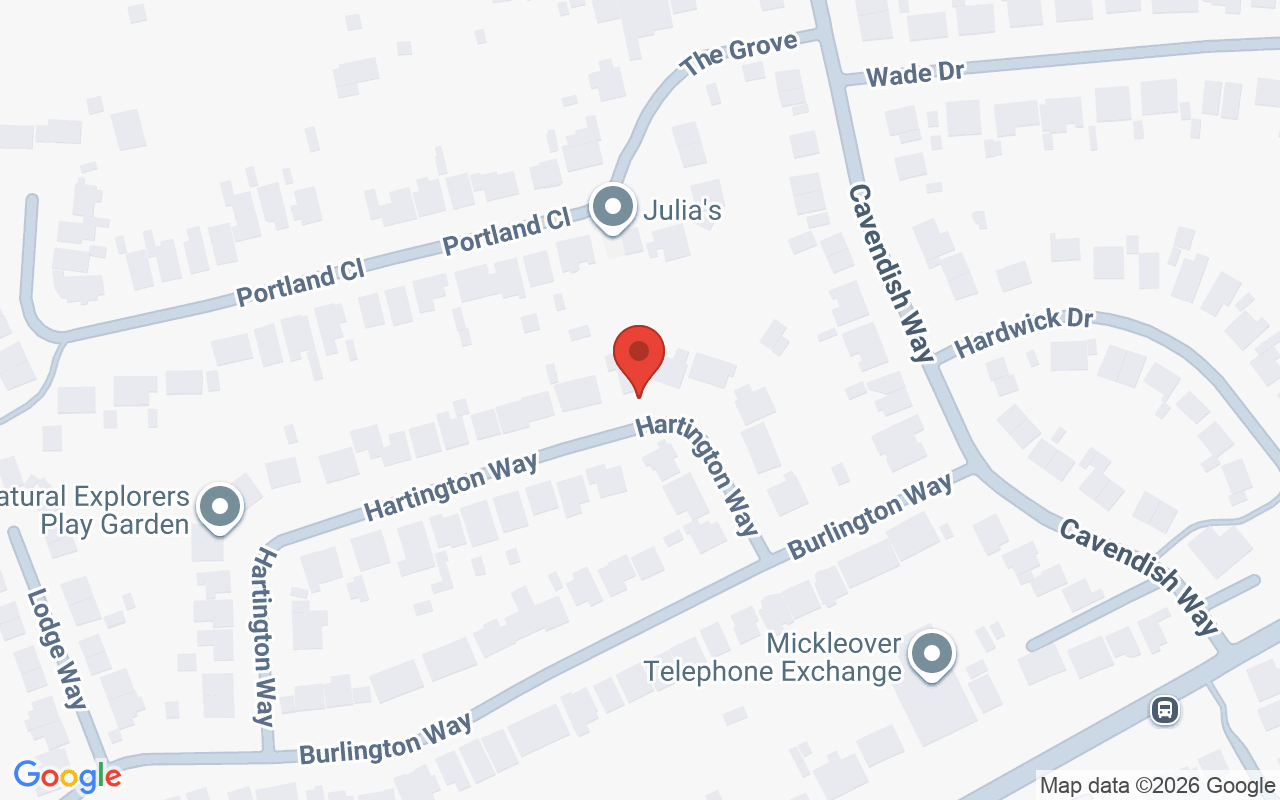 Map showing the location of Home Retreat