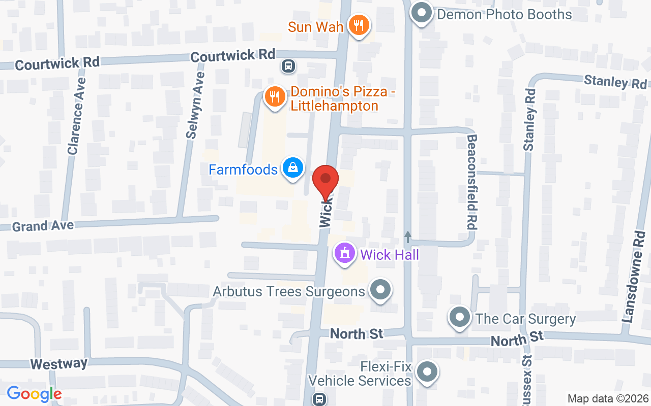 Map showing the location of Icon Hair Design