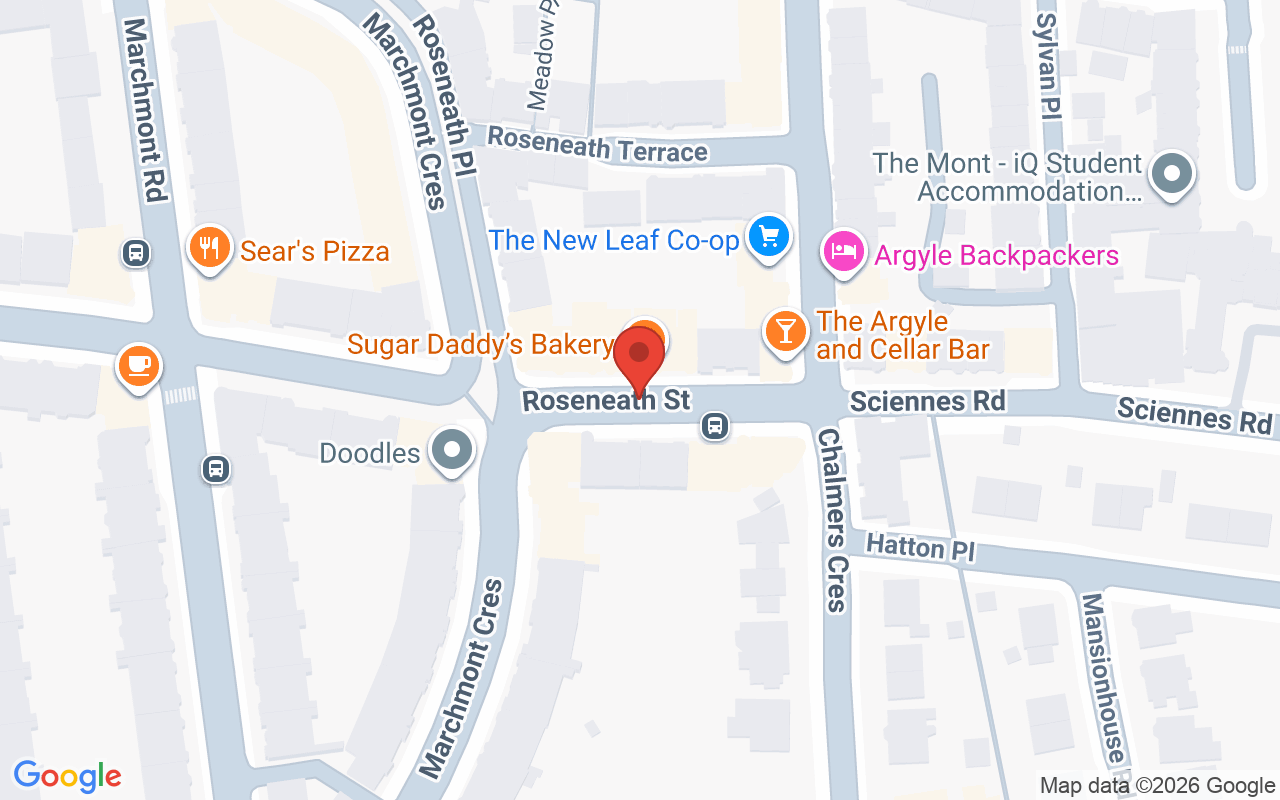 Map showing the location of Ishi Hair & Beauty