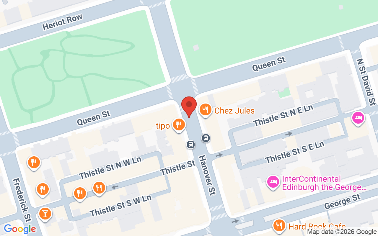 Map showing the location of Ishi Salon