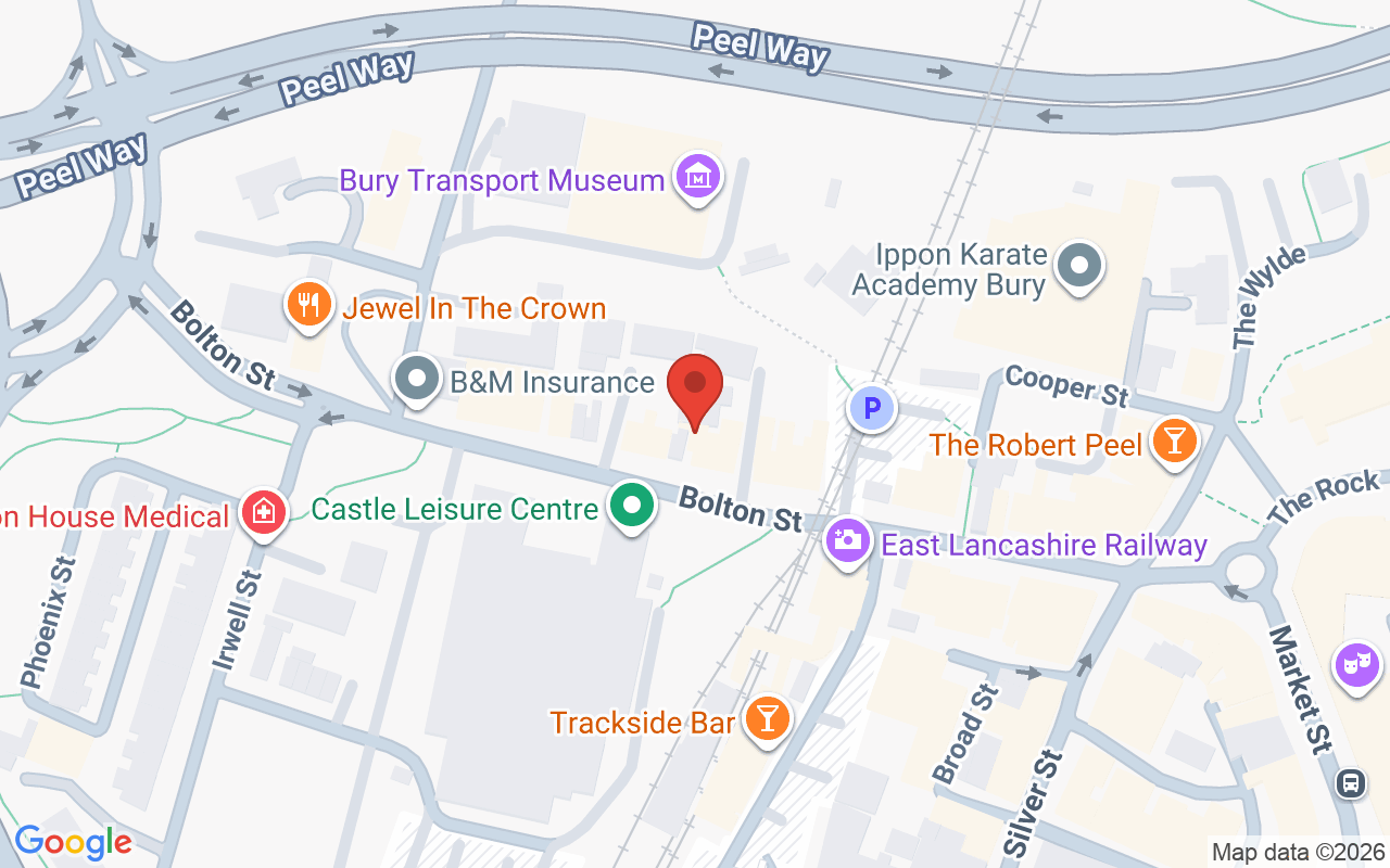 Map showing the location of Jenny Elizabeth Beauty & complementary Therapies