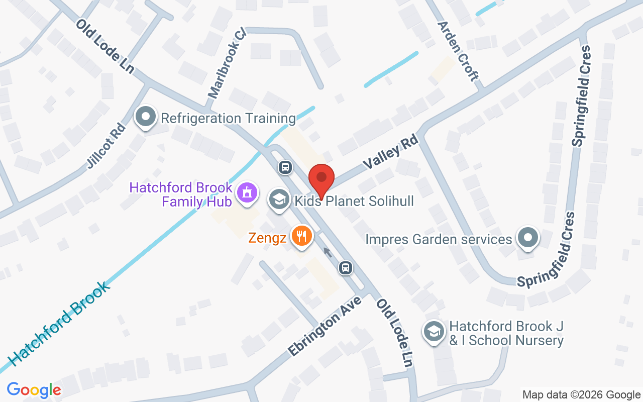Map showing the location of Jiggs Hair&Beauty