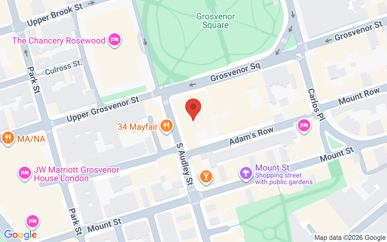 Map showing the location of Jo Hansford