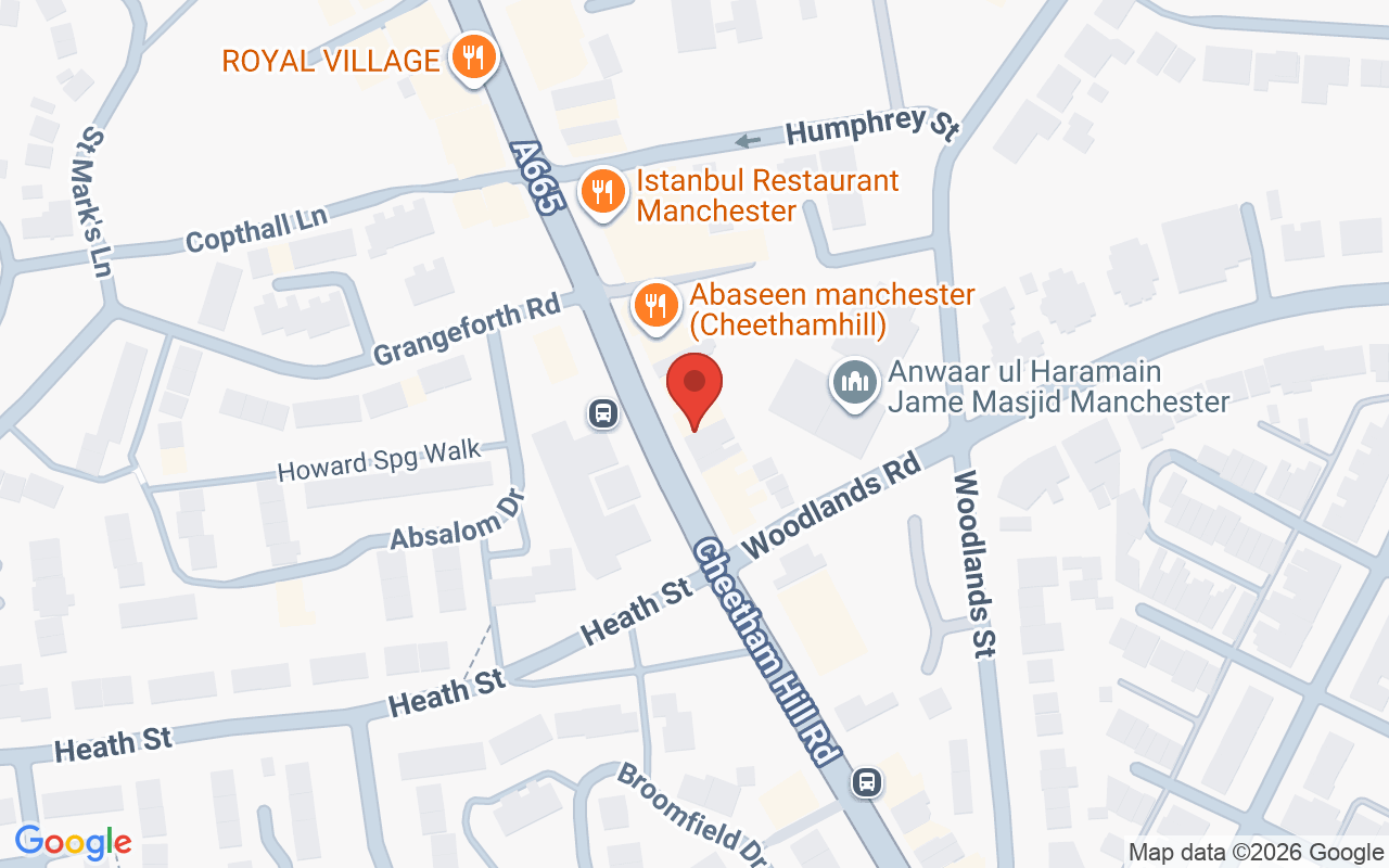 Map showing the location of Joana’s Hair Elite