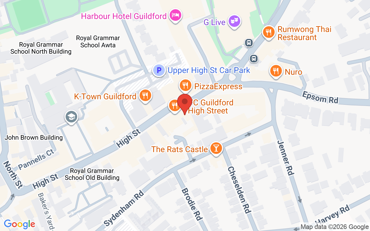 Map showing the location of John Carne