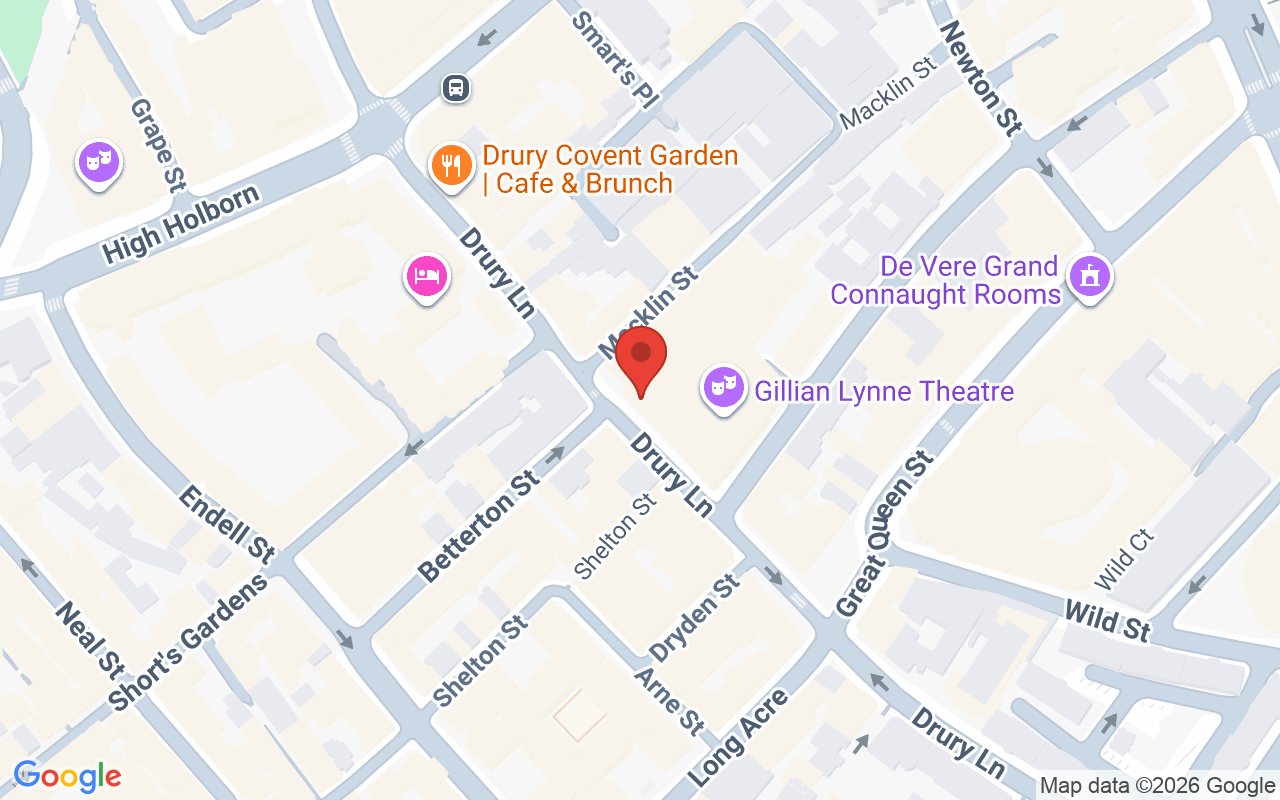 Map showing the location of Jubilee Hair Salon