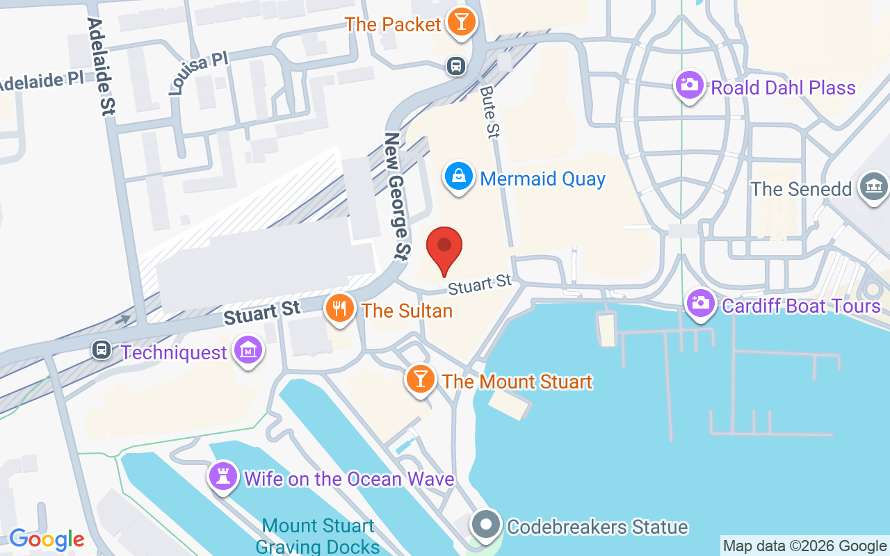 Map showing the location of Ken Picton Salon