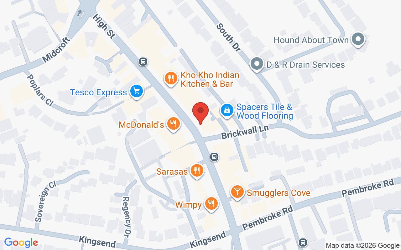 Map showing the location of Kevin Joseph, Ruislip