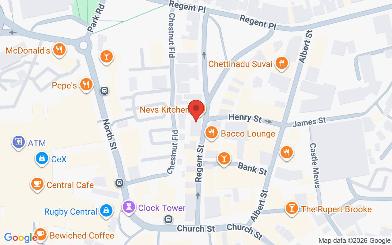 Map showing the location of Kickers Hair Salon
