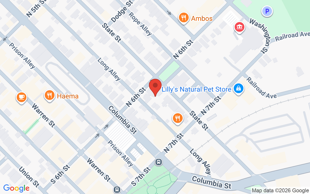 Map showing the location of Lari Manz Hair & Makeup