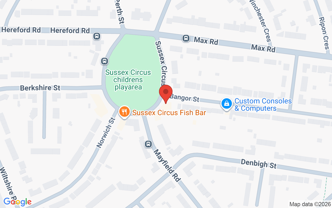 Map showing the location of Lia Hair and Beauty