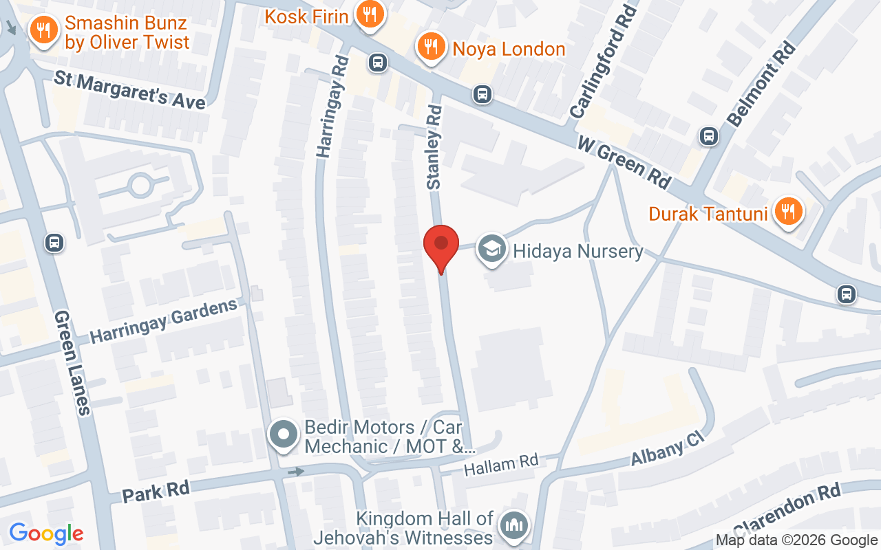 Map showing the location of Longer Hair Extensions