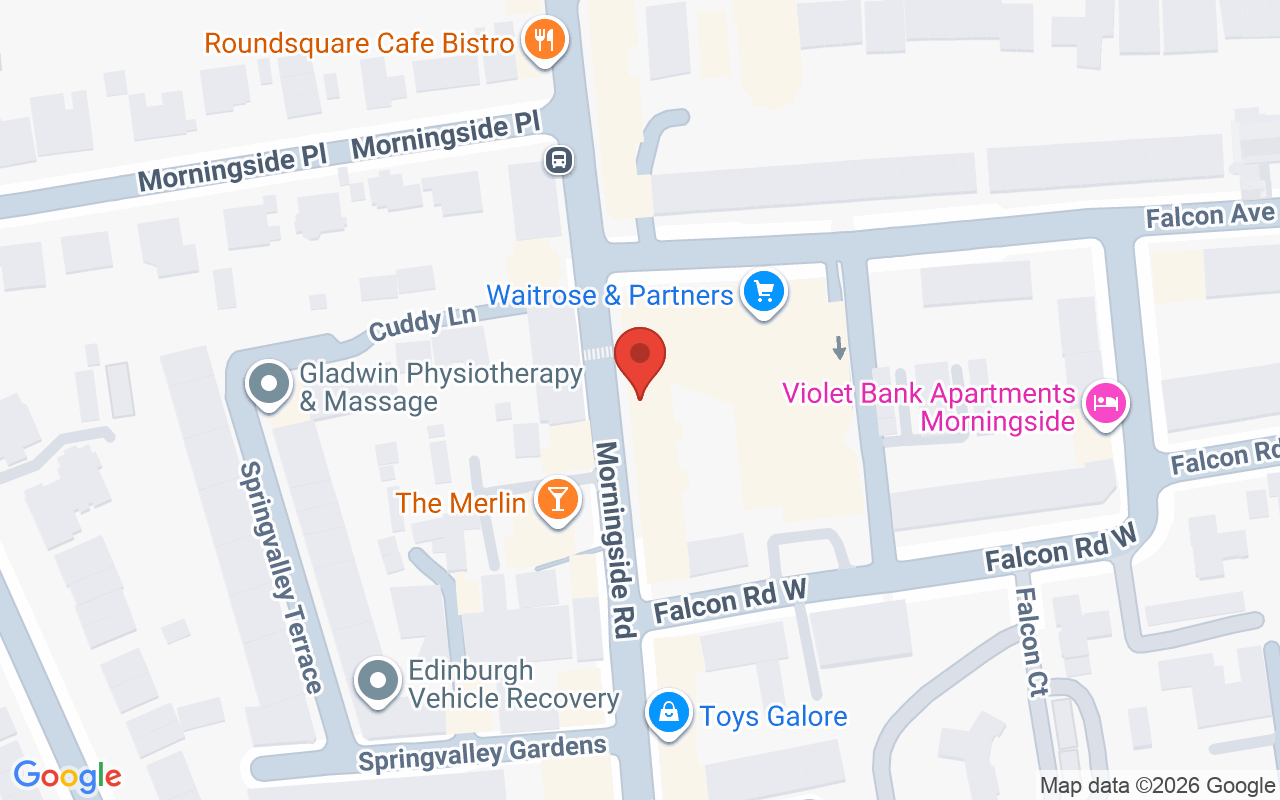 Map showing the location of MacGregor Hairdressing and Beauty