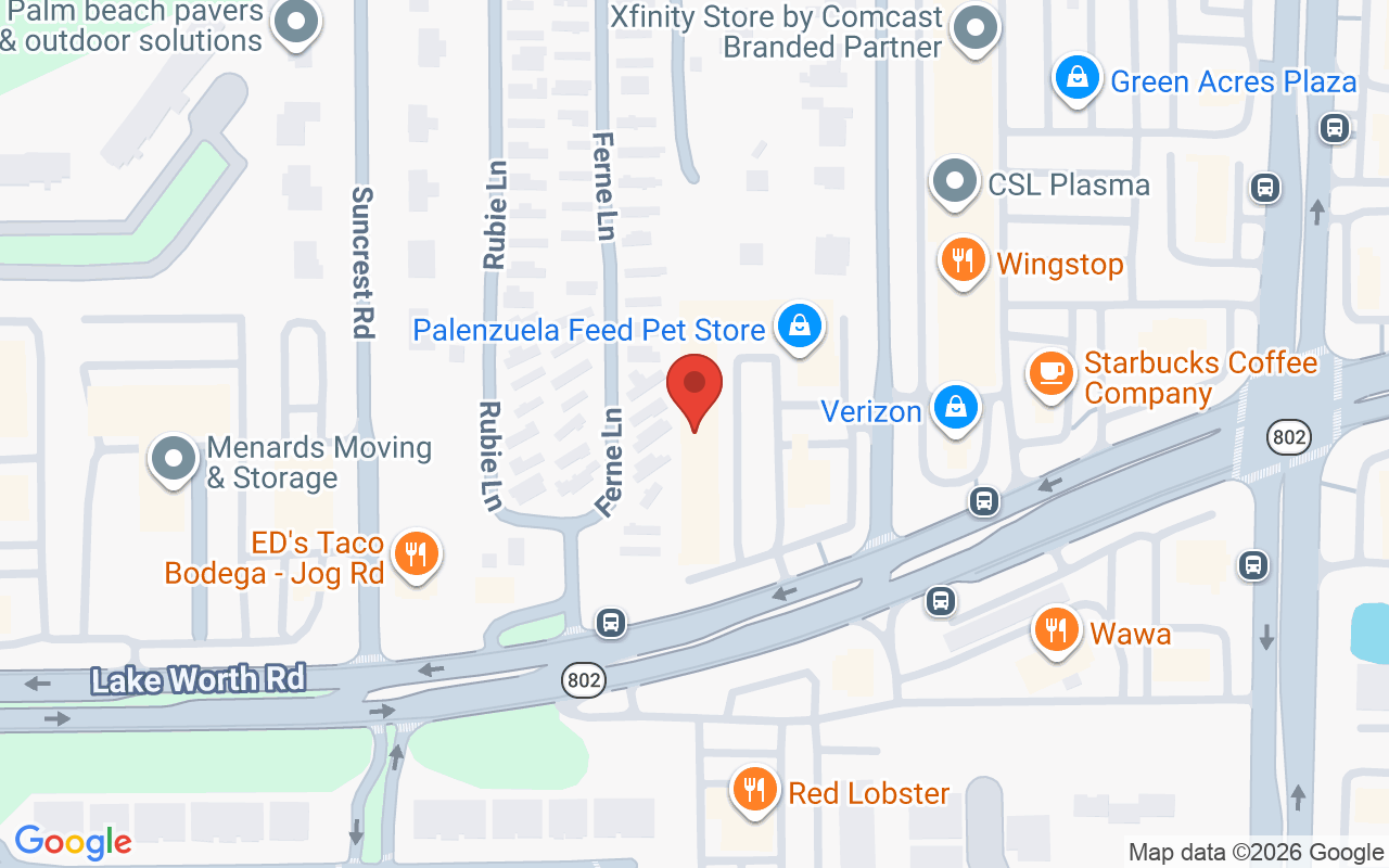 Map showing the location of Mahogany Natural Hair Salon, Spa and Wellness Center