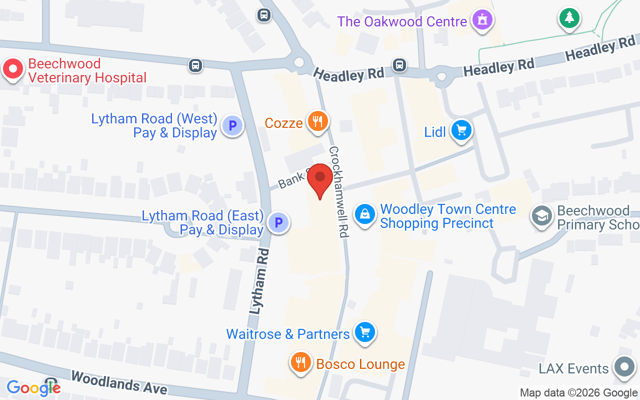 Map showing the location of Marc Antoni – Woodley
