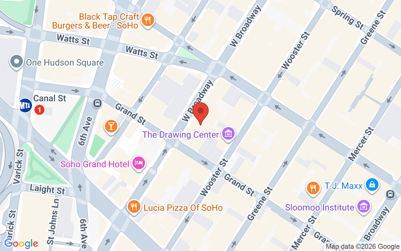 Map showing the location of Marie-Lou & D Salon NYC