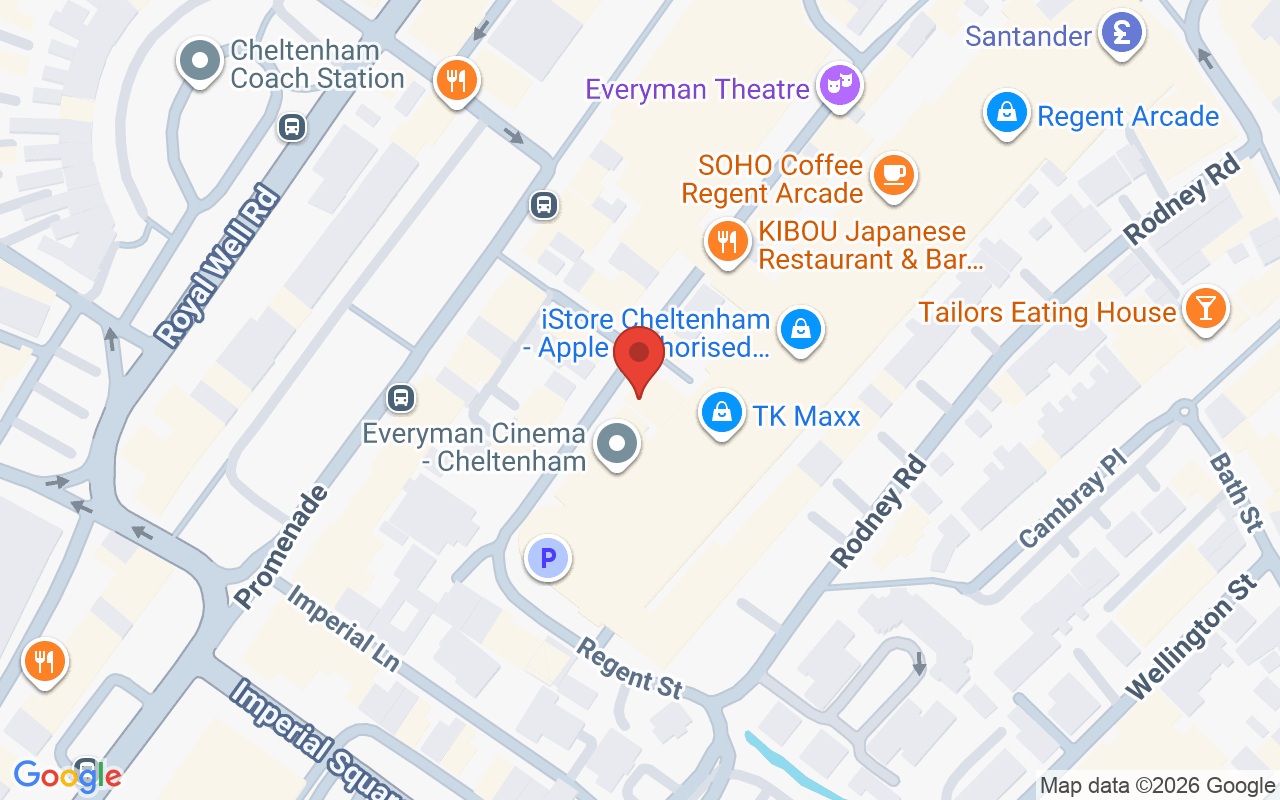 Map showing the location of Martin & Phelps