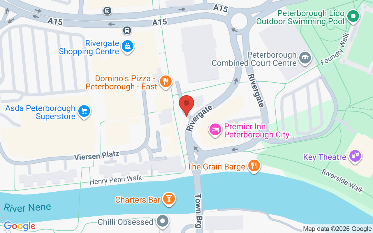 Map showing the location of Melanie Richard’s Hair & Beauty