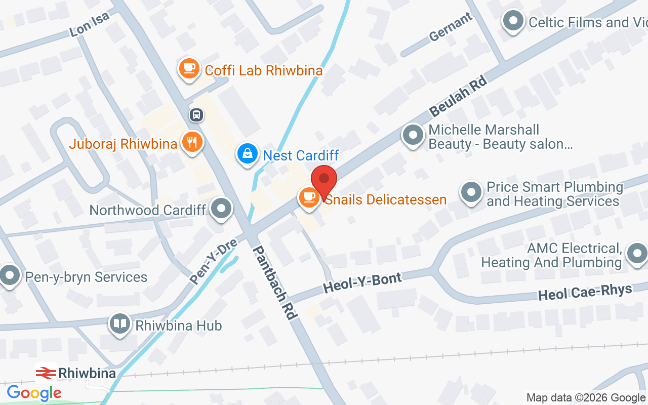 Map showing the location of Michelle Marshal Salon