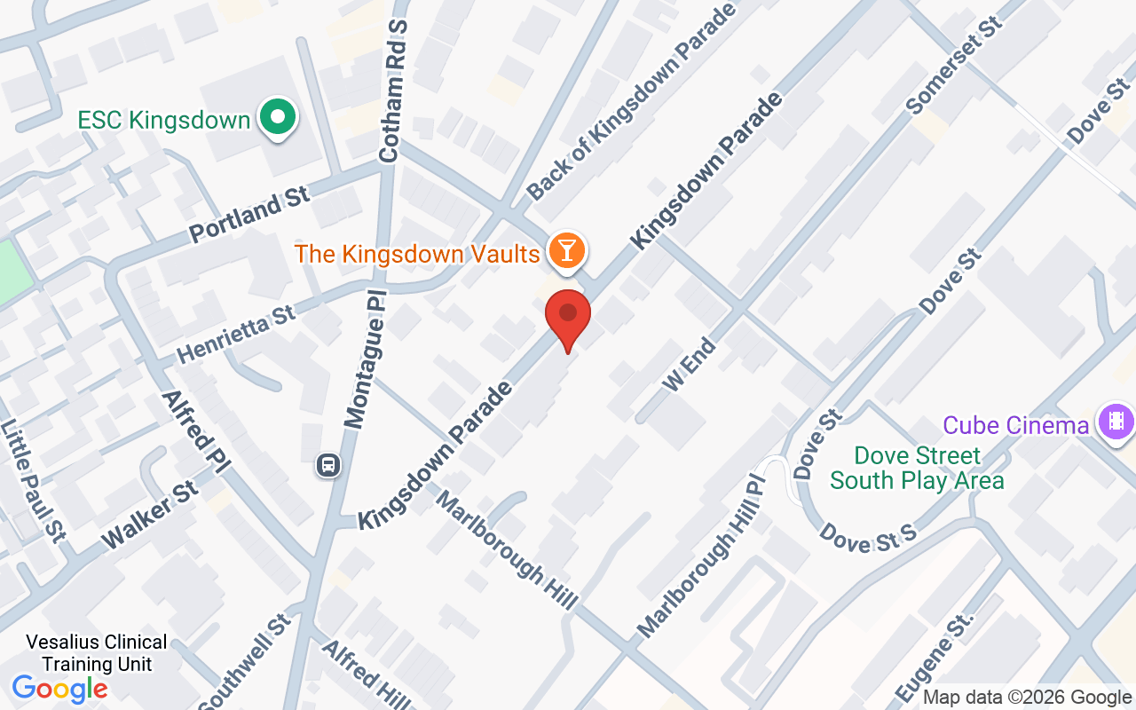 Map showing the location of Ministry of Beauty