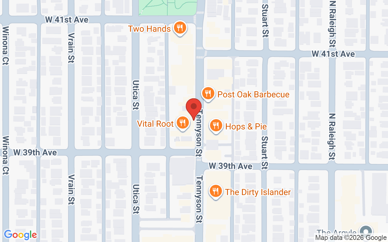 Map showing the location of Miya Salon & Spa