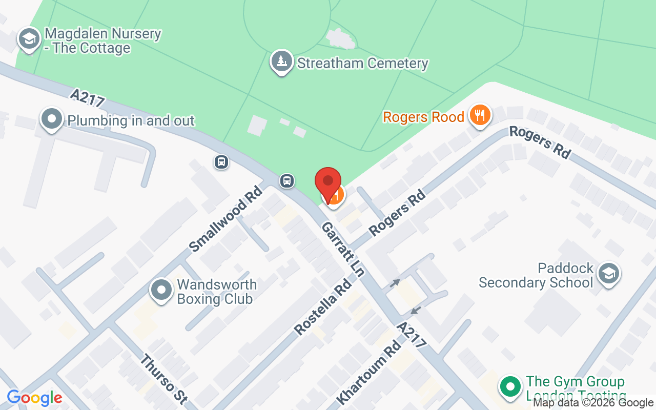 Map showing the location of Morris Roots – THE ACADEMY BRANCH