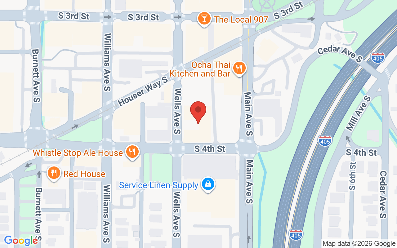 Map showing the location of Mr. Naturalz salon