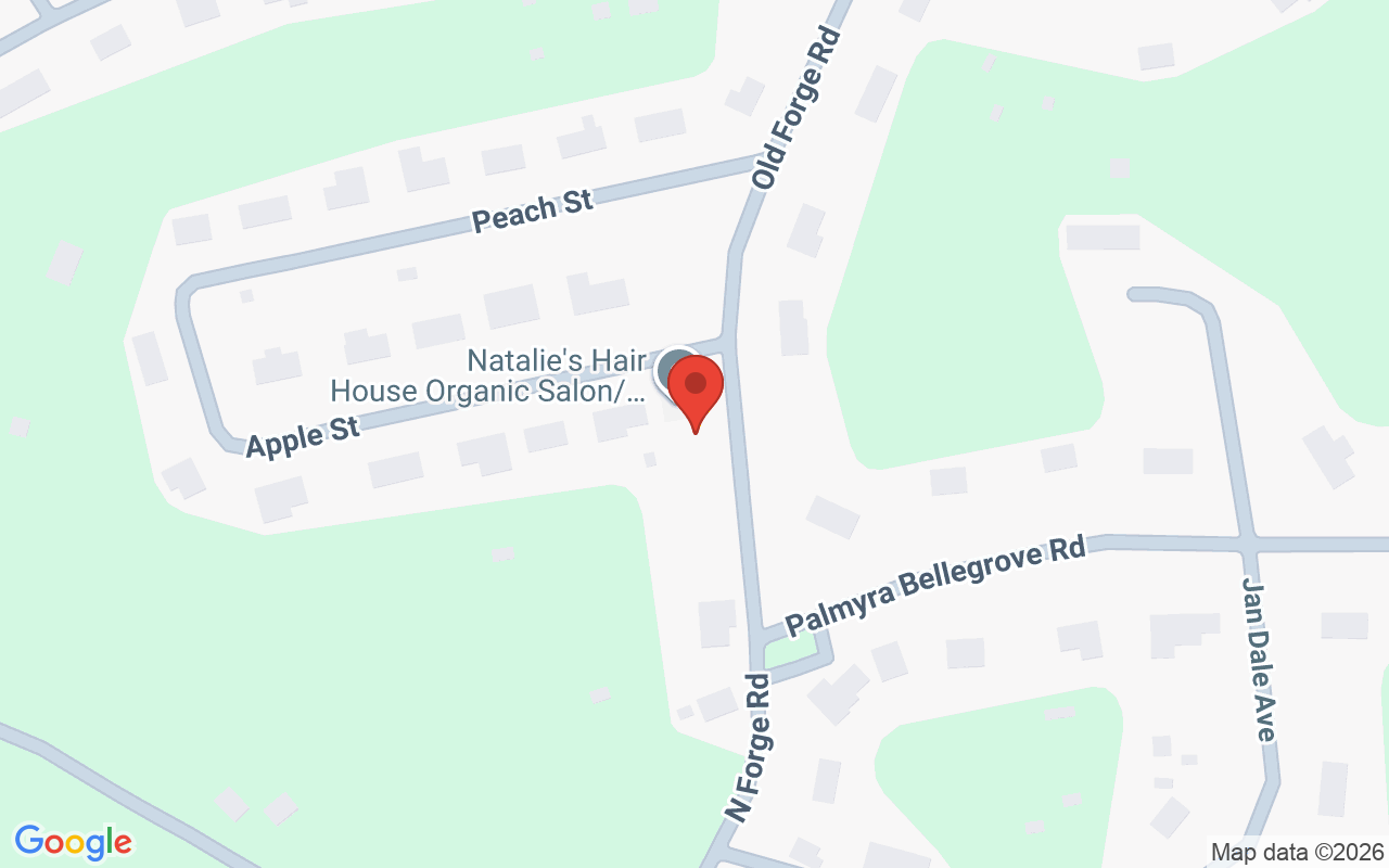 Map showing the location of Natalie’s Hair House