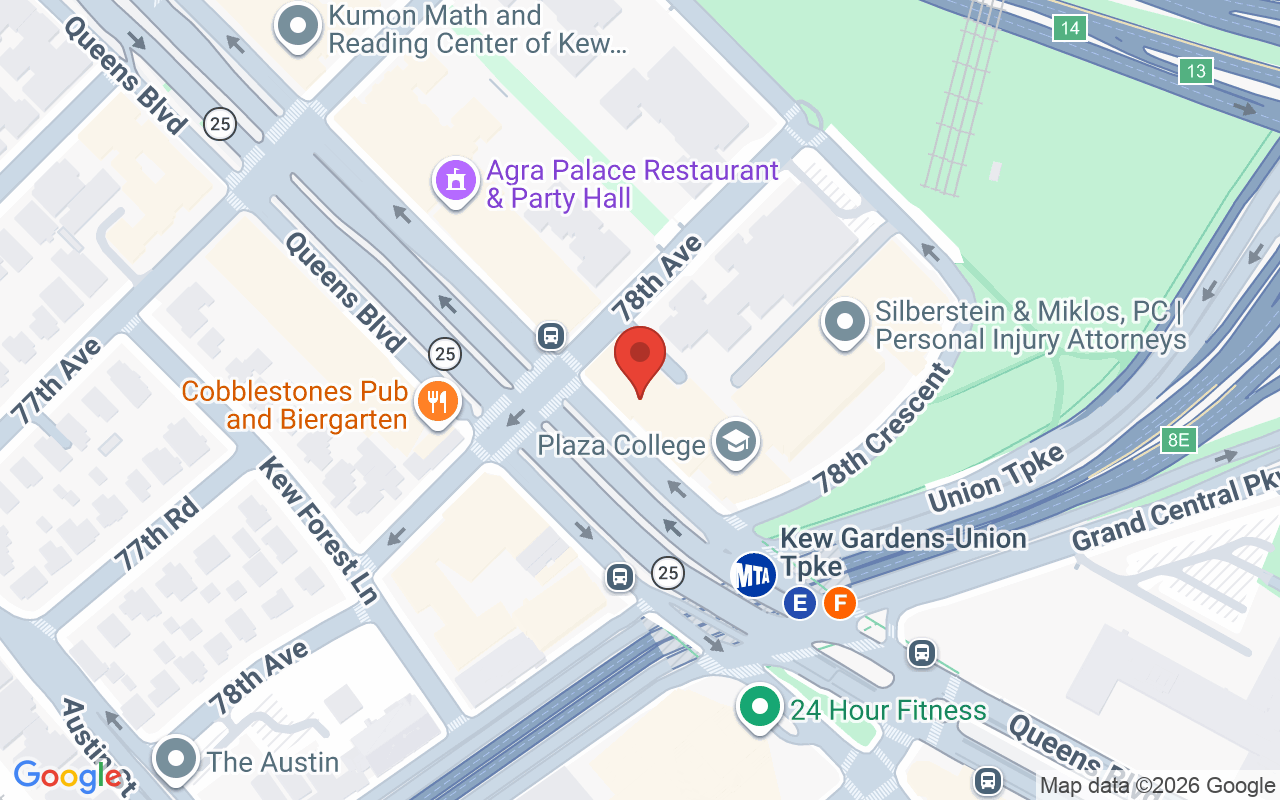 Map showing the location of Oosha’s Haircutter’s