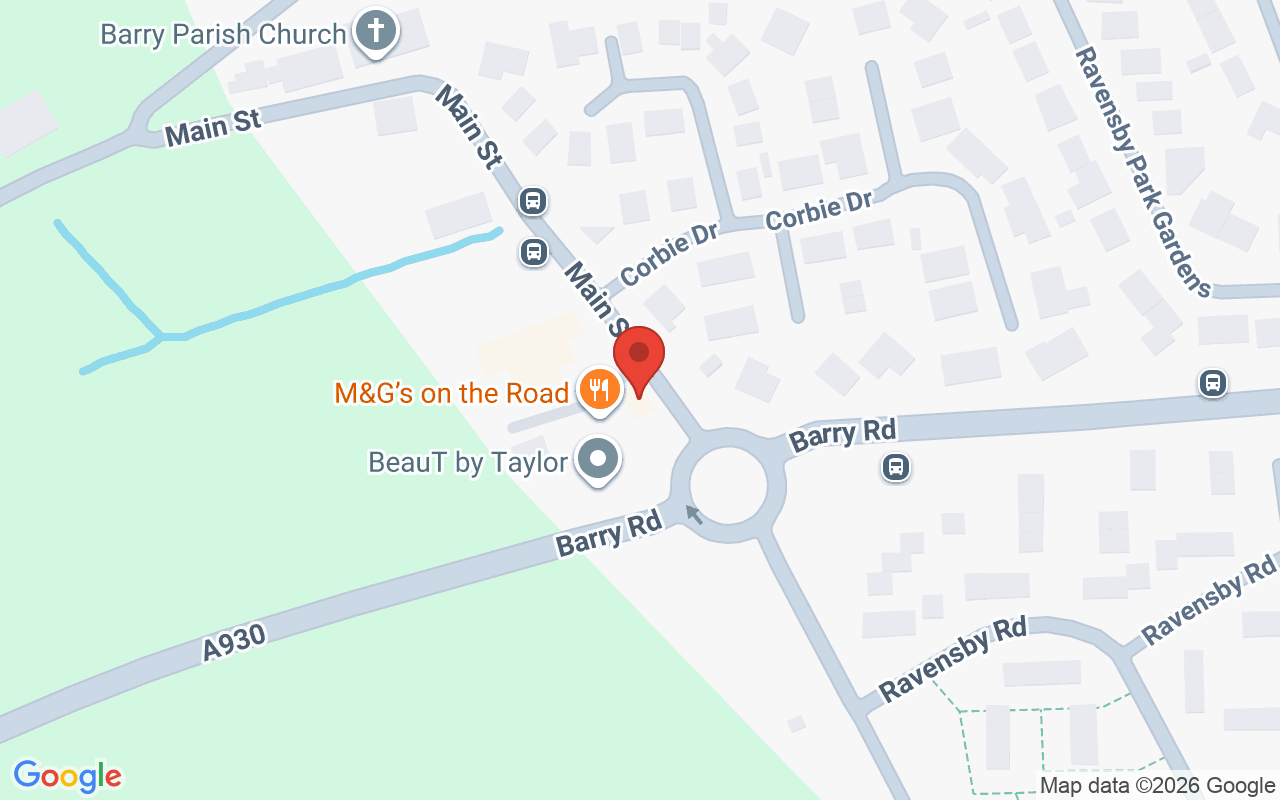 Map showing the location of Panache Bridal and Beauty