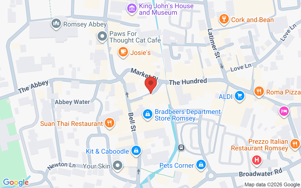 Map showing the location of Paul Light Hair @ Brad Beer