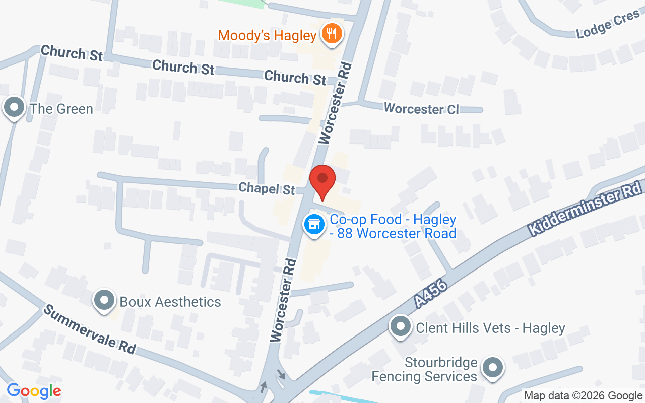Map showing the location of PHINIX Hair and Beauty
