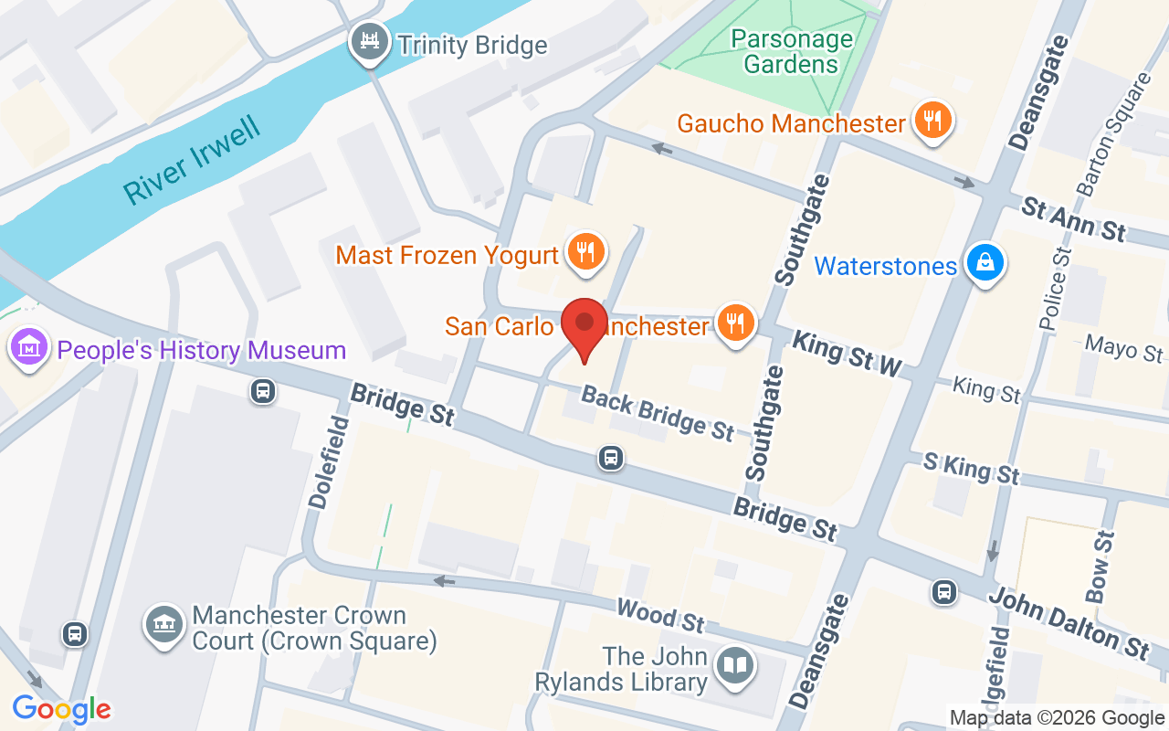 Map showing the location of Pierre Alexandre Hair & Beauty