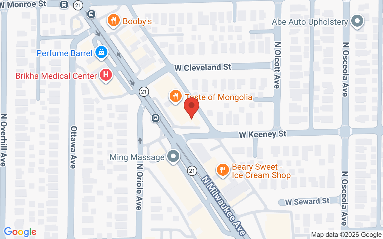 Map showing the location of pilorum Salon and Spa