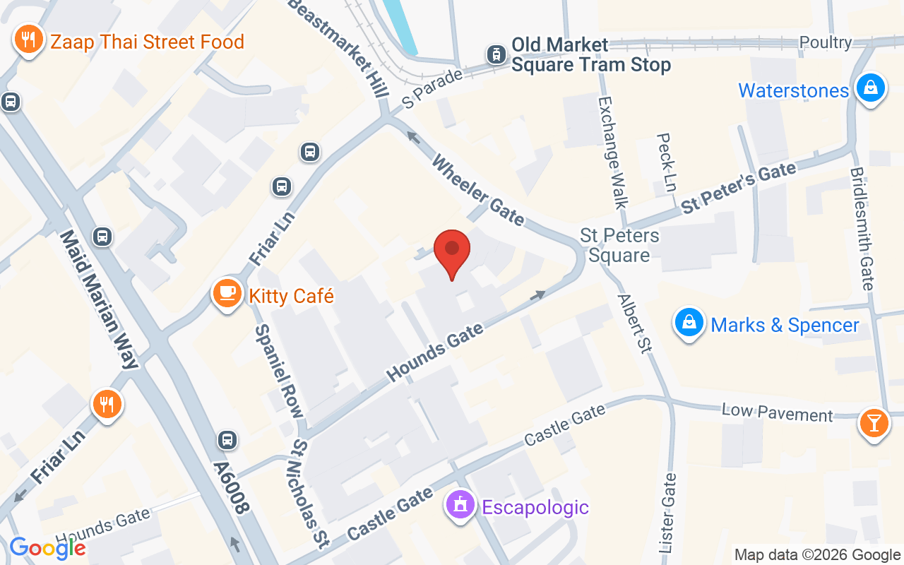 Map showing the location of Pure Aesthetics Botox Clinic