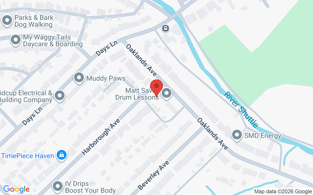 Map showing the location of Raw Hair Salons – Blackfen