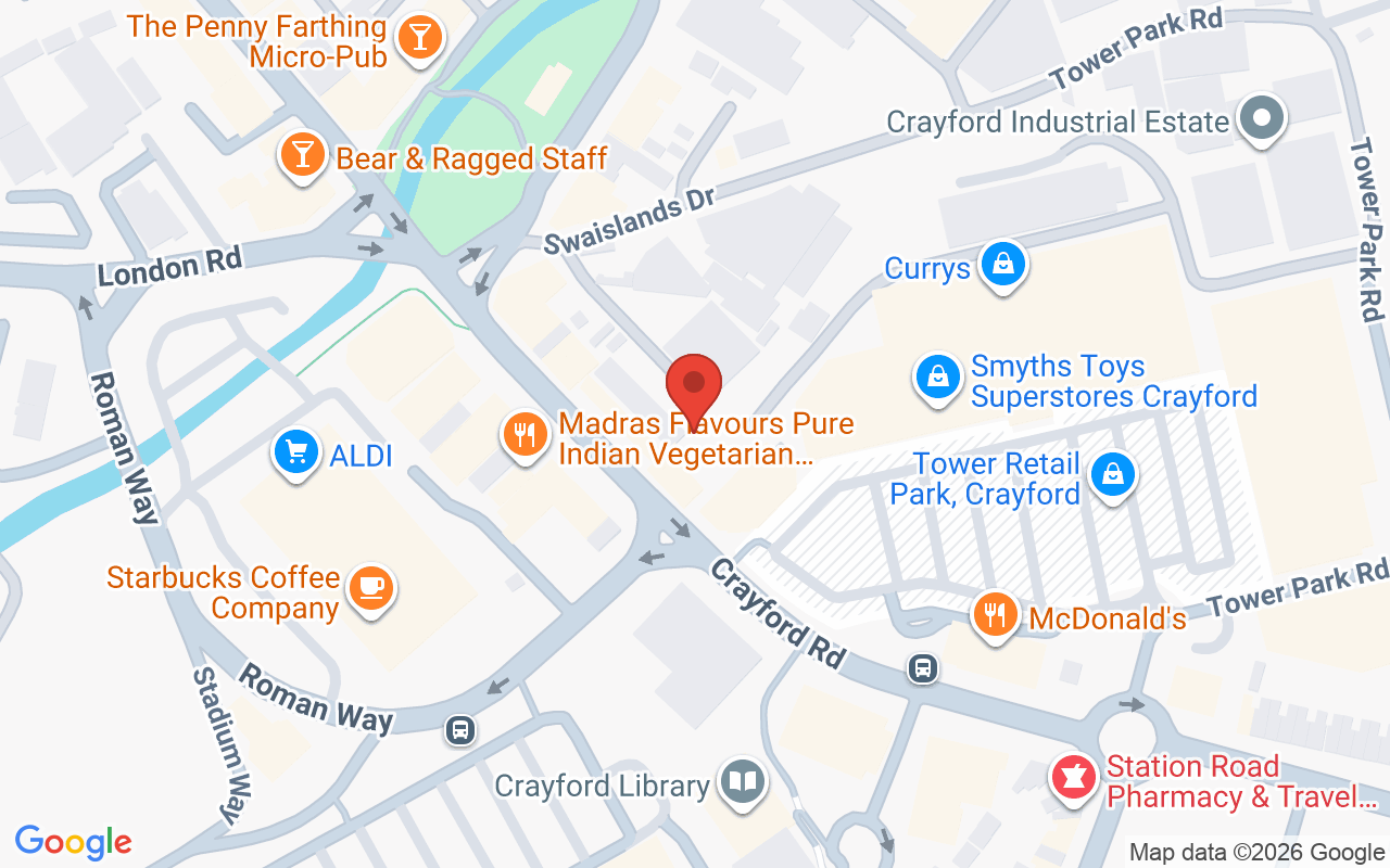 Map showing the location of Raw Hair Salons – Homme
