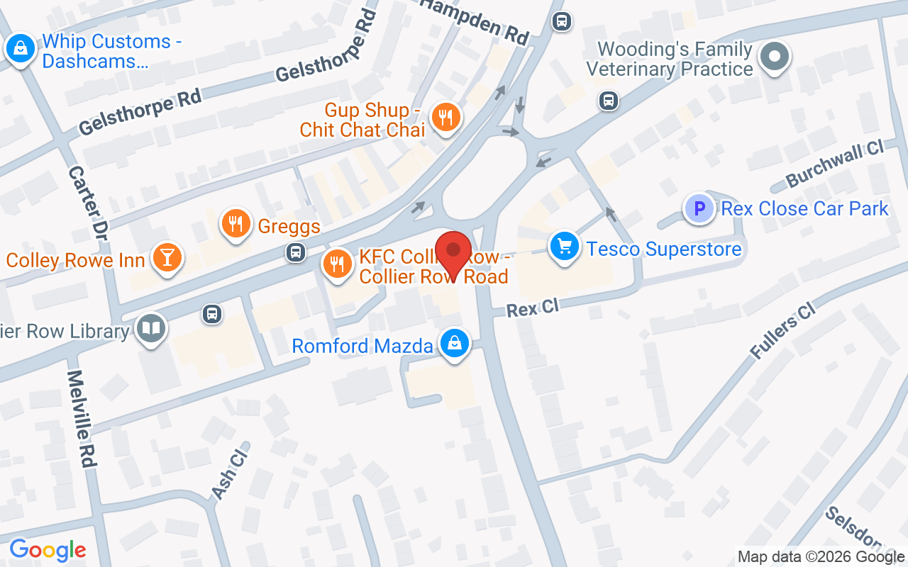 Map showing the location of RaymondLee