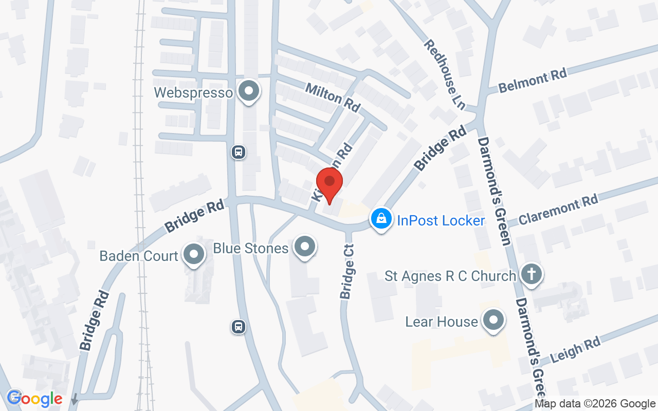 Map showing the location of Red Hair Studio